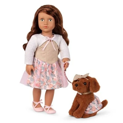 Our Generation Camelia with Dog Plush Pirouette 18" Matching Doll & Pet Set 4 Our Generation Camelia with Dog Plush Pirouette 18" Matching Doll & Pet Set - Image 2